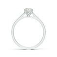 thumbnail image 2 of ANGARA Natural Diamond Engagement Ring in 14K White Gold for Women (Size-5.9mm| Color-H| Clarity-SI2) | April Birthstone, Anniversary, Jewelry Gift for Women | Natural Diamond Ring, 2 of 10