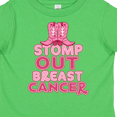 thumbnail image 4 of Inktastic Stomp Out Breast Cancer with Pink Cowgirl Boots Boys or Girls Toddler T-Shirt, 4 of 5