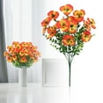 thumbnail image 2 of Artificial Silk Pansy Flowers, Outdoor Spring Flowers, Pansies Wildflower UV Resistant Plants Faux Impatiens for Window Box Wedding Party Outside Garden Porch Decor, 1 Pcs, 13.78x7.87", 2 of 9