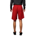 thumbnail image 3 of Lappel Men's Pinstripe Baseball Training Shorts with Pockets College Sports Team Uniforms Size up to 3XL Active Sportswear Made in USA, 3 of 4