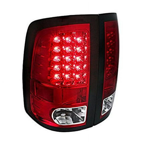 Red Dodge Ram Pickup 1500 2500 3500 LED Rear Brake Lamps Tail Lights