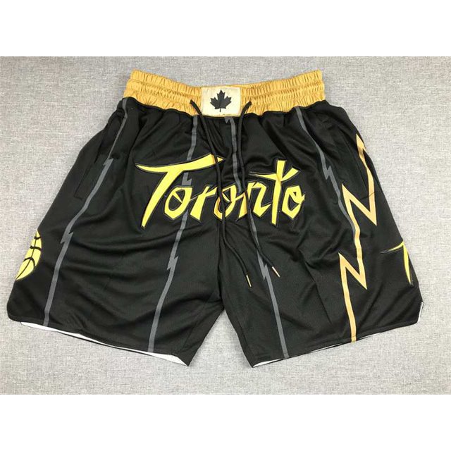 Mcgee'S Raptors Retro Embroidered Zipper Pocket Shorts Basketball Embroidered Shorts