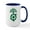 White/Navy Inside, variant on CafePress - Recycle Large Mug - 15 oz Ceramic Large White Novelty Mug