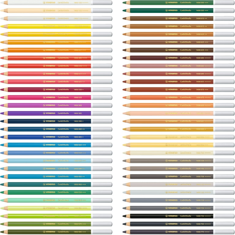 Coffret de crayons pastels Stabilo Carbothello, 24 crayons pastels 26525