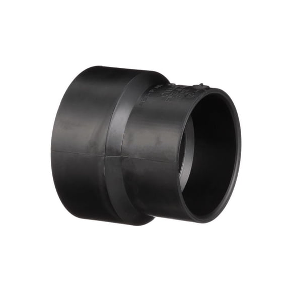 Adaptador de acoplamiento Charlotte Pipe ABS DWV de 4 x 3 pulgadas