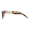 thumbnail image 4 of Womens Bifocal Reading Glasses Magnified Reader Clear Lens Tortoise +3.00, 4 of 4