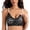 Black, variant on Lace Seamless Nursing Bra for Breastfeeding, Padded Maternity Bra with Jelly Strip Support, Soft Deep V