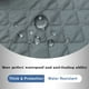 thumbnail image 2 of Xiao Hua Cojín para sofá de 2 plazas, funda para sillón gris oscuro impermeable y antideslizante, funda protectora lavable para sofá, 2 of 5