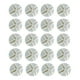 thumbnail image 4 of 20 piezas de repuesto para reparación de cierres de armario, cubos de almacenamiento para armarios Redondo blanco, 4 of 5