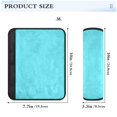 thumbnail image 6 of ALAZA Light Blue Car Seat Belt Adjuster Neck Covers Shoulder Cushions Pads S, 6 of 8