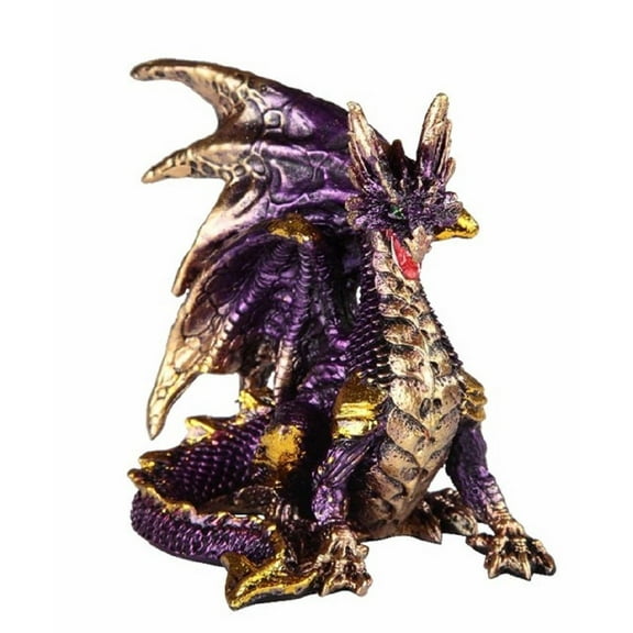 FC Design 3.75"W Purple Dragon Statue Fantasy Decoration Figurine