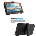 thumbnail image 6 of Phone Case for Samsung S23 Ultra Case,Heavy Duty Hard Shockproof Armor Protector Case Cover with Belt Clip Holster for Samsung S23 Ultra 6.8 5G 2023 Phone Case Orange/Black, 6 of 7