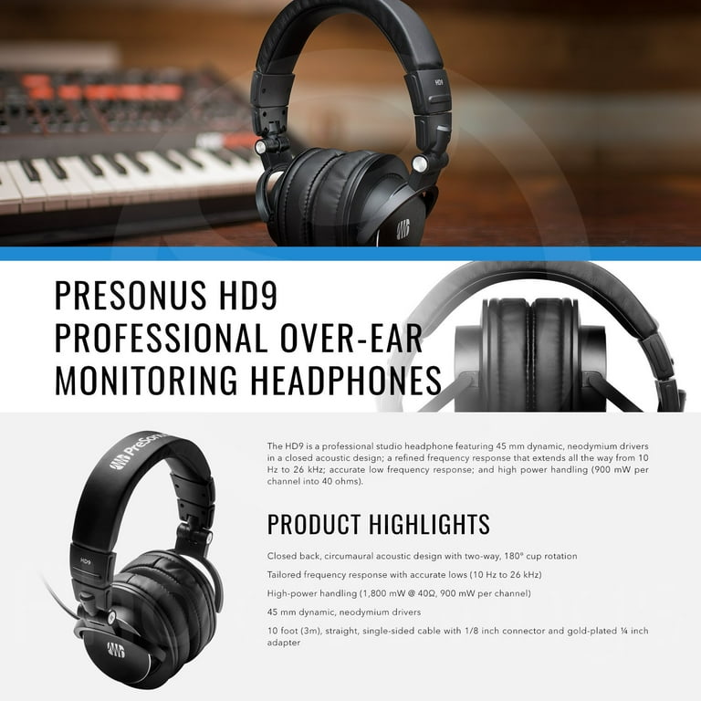 Presonus hd9 best sale frequency response