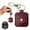 Wine, variant on Zoowood AA Coin Holder Keychain Dark Brown Challenge Coin Display Sobriety Chip Holder Leather Key Ring Case for Recovery Gifts