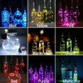 thumbnail image 5 of Prettyui 20 LEDs Solar Powered Wire Lights Wine Bottle Lights with Cork Fairy String Light for DIY Party Halloween Christmas Wedding Decoration, 5 of 5