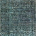 thumbnail image 1 of Ahgly Company Indoor Square Mid-Century Modern Charcoal Blue Oriental Area Rugs, 6' Square, 1 of 6