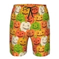 thumbnail image 3 of Logiee Cartoon Pumpkins Print Mens Swim Trunks Quick Dry Board Shorts,Breathable Hawaii Beach Shorts Swimwear Bathing Suits-Medium, 3 of 6