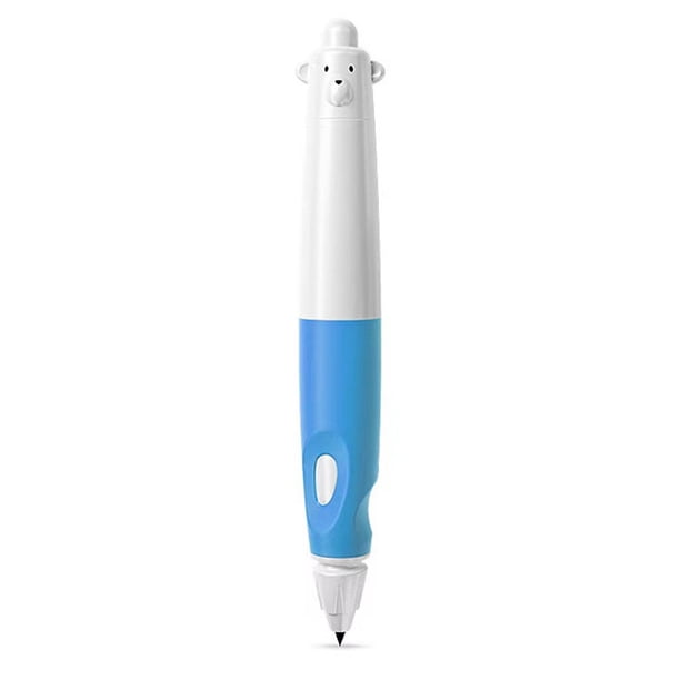 Esqueja de pluma NBX Lápiz de escritura a mano, mina de 2 mm, agarre automático de corrección de lápiz, mina ininterrumpida, mango de silicona antideslizante, papelería para escuela primaria, ofi