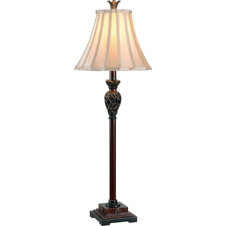 

Kenroy Home 20182GR Iron Lace Buffet Lamp with Golden Ruby Finish Classic Style 32 Height 11 Width 11 Depth