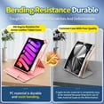 thumbnail image 4 of ELEHOLD for iPad Mini (6th Generation) Shockproof Rugged Flip Case Rotation Kickstand Function with Anti-Slip Strip Pencil Holder Magnetic Heavy Duty Case for iPad mini 6,Pink, 4 of 8