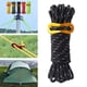 thumbnail image 5 of Cuerda de campamento Cola Guy Lines Tent Cord 5 mm 13 pies alta resistencia con tensor de ajuste negro, 5 of 8