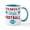 White/Blue Inside, variant on CafePress - Family Faith Football - 11 oz Ceramic Mug - Novelty Coffee Tea Cup