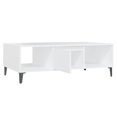 thumbnail image 5 of vidaXL Table Basse Blanche 103.5x60x35 cm Bois Reconstitué, 5 of 5