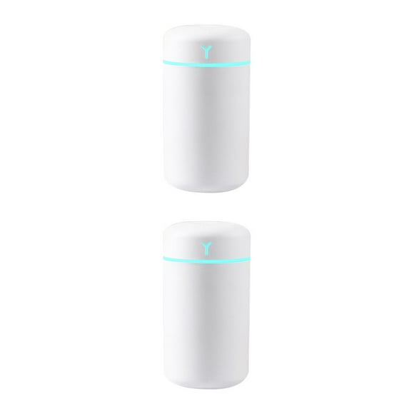 Naiovety Humidificador de aire Difusor de bajo ruido Dormitorio Ambiente Mist Maker Blanco Blanco 2Conjunto