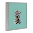 thumbnail image 3 of Stupell Industries Eclectic Westie Terrier with Crown Gray Framed Giclee Art, 12 x 12, by Amelia Noyes, 3 of 8