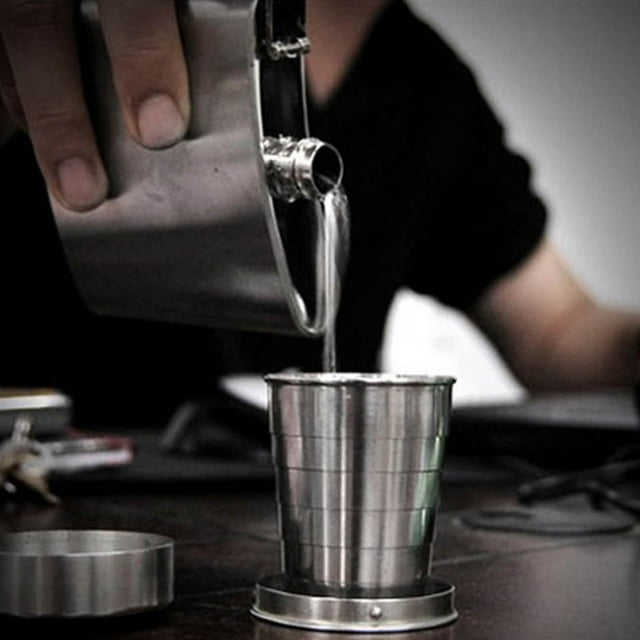Dvkptbk The Cup Steel Travel Telescopic Shot Glass Emergency Pocket Cup Home Essentials
