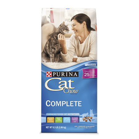 Purina Cat Chow Dry Cat Food, Complete - 6.3 lb.