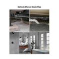 thumbnail image 5 of Low Profile 1.5 Inch P-Trap Flexible Bathtub Drain Pipe Flat Shower Drain For Freestanding Tubs With Leakproof Design Edition 0822, 5 of 5