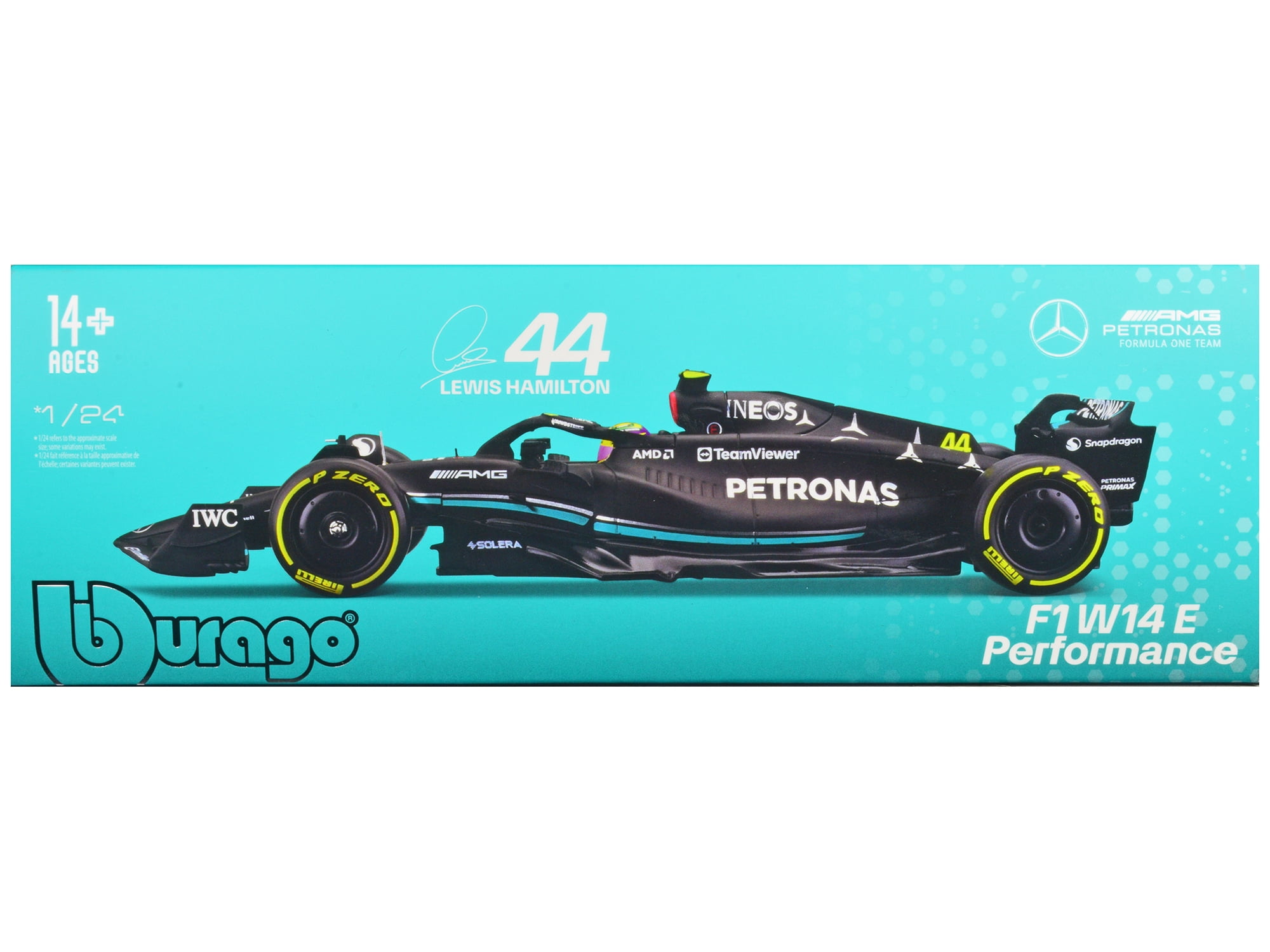 メルセデスAMG F1 No.44 W14 E 1/18 Spark 2023 Formula 1 Mercedes-AMG Petronas F1 W14 E