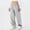Light Gray, variant on 2026 Women's Loose Sweat Pants - Spring Relaxed Wide Leg Linen Pant with Pockets,Lightweight Wide Leg Casual Soft Plain Track pants for Vacation Outfits Light Gray Size:S