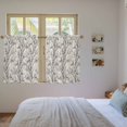 thumbnail image 3 of Natural Trees Kitchen Curtains 45 Inch Length, Colored Birds on Branches Retro Rustic Tiers Curtains for Bathroom Bedroom Cafe, Light Filtering Small Window Treatment Short Drapes 2 Panels 42"Wx45"L, 3 of 8