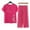 Hot Pink, variant on Gpaecead Women's Capri Pajama Sets Plus Size Sleepwear Top with Capri Pants 2 Piece Loungewear Set For 4XL