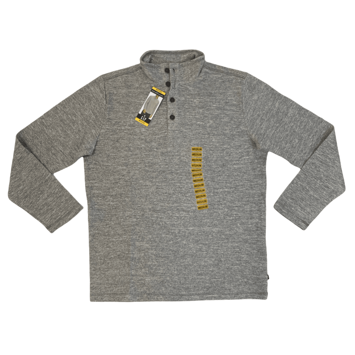Gap Men's Long Sleeve Mock Neck Cotton 