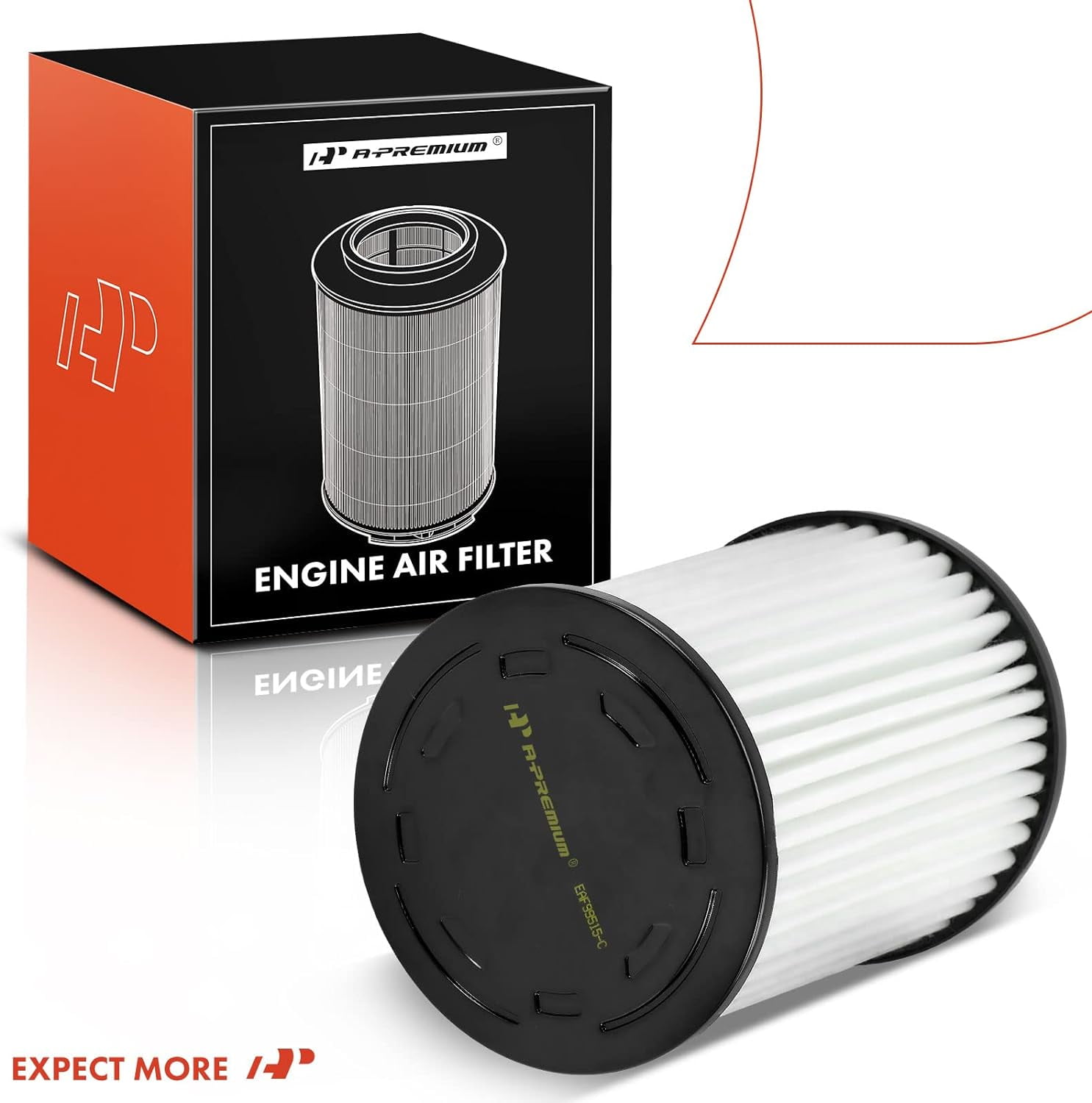 A-Premium Engine Air Filter Compatible with Hyundai Veloster N 2019-2022, Kona N 2022-2023, L4 2.0L Turbocharged