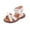 White, variant on FDDMis Kid Sandals School Shoes for Girls Wide Toddler Shoes Pink Shoes Black Girls Shoes Play Shoes Girl Shoes Size 5 Kids Tap Shoes Girls 9 Little Girls