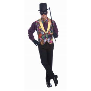 MARDI GRAS VEST & BOW TIE