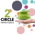 thumbnail image 2 of HUASTGO 2 Inch Circle Punch, Lever Action Circle Punches for Paper Crafts, 50mm Craft Hole Punch for Scrapbooking, Card Making, DIY Photo Albums, Gift Tags, Homemade Confetti, 2 of 7