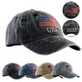 thumbnail image 6 of SSKFHGI Khaki American Flag Baseball Cap For Women Breathable Washed Retro Old Hat With Letter Embroidery Manufacturer, 6 of 8