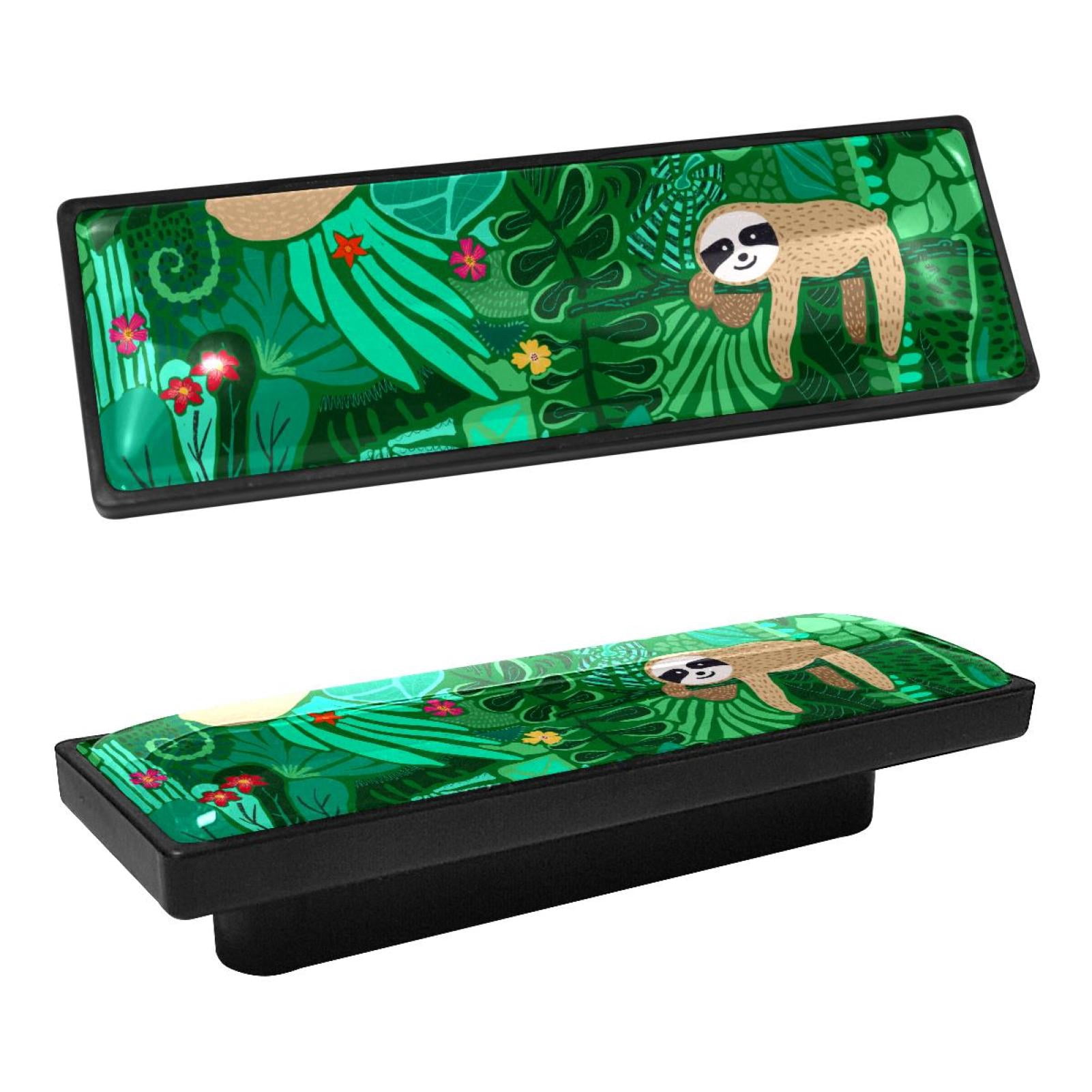 Sloth Handle 4 Pcs Rectangle Cabinet Handle Cupboard Knob Drawer Pulls Handle Sloth ...