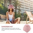 thumbnail image 4 of KAKOWELY Sombrero de paja para playa para mujer, sombrero versátil para mujer, sombrero de cubo para niña, 4 of 5