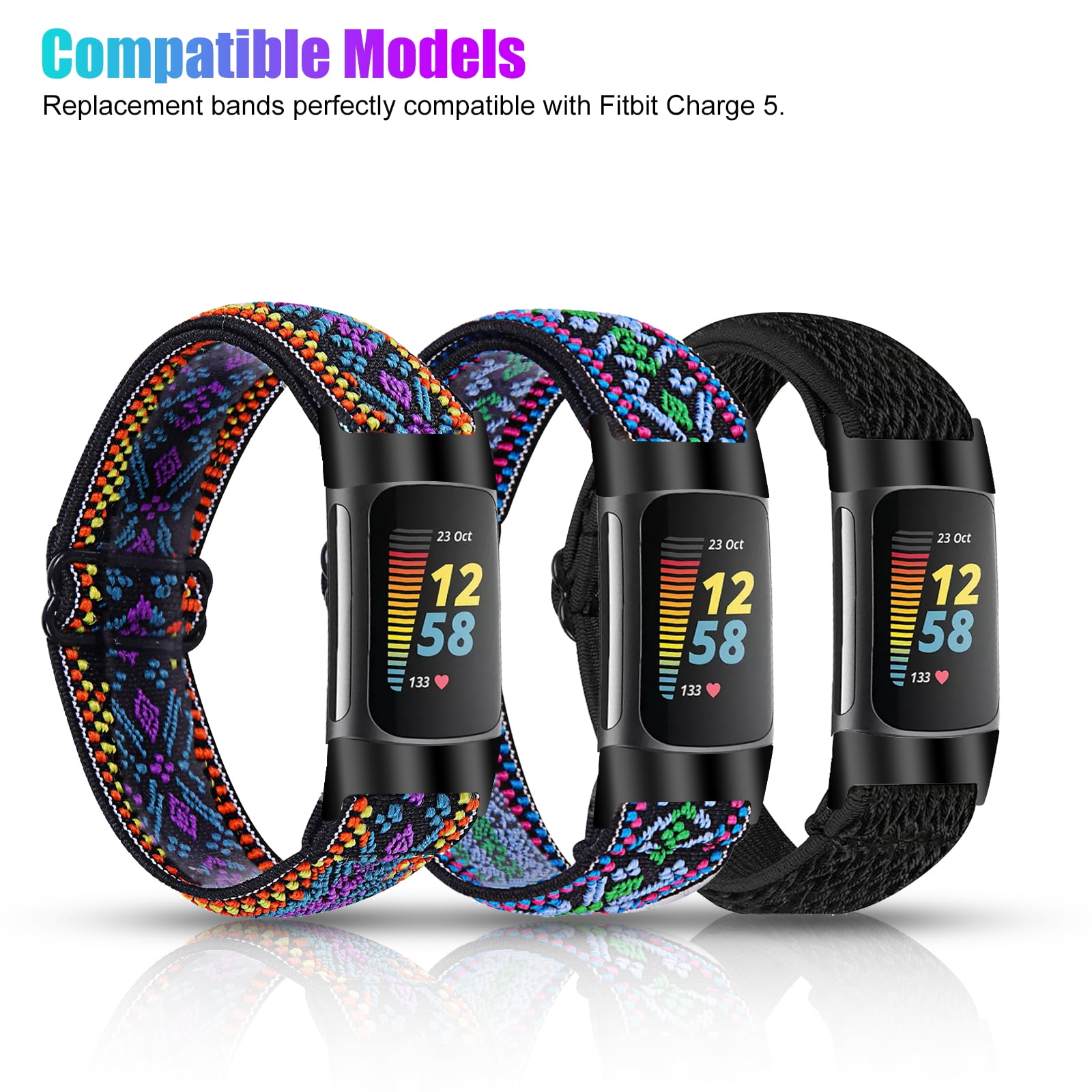 Bracelets interchangeables sport  Achetez des bracelets Fitbit Charge 6 et Charge  5