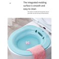 thumbnail image 1 of 1pc Toilet Hip Wash Basin For Women, Hemorrhoids Patients, Pregnant Women, Used In Bath Tub Or On Ordinary Toilet Seat, 1 of 5