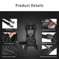 thumbnail image 4 of Monstrate Soporte de correa de hombro para cámara dual, arnés ajustable para cámaras, lente de nailon de seguridad, chaleco para el pecho, accesorios Accesorios de cámara y óptica, 4 of 6