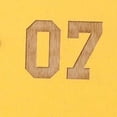 thumbnail image 5 of Personalized Yellow Wood Football Helmet Plaque, 5 of 8