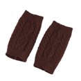 thumbnail image 3 of KyCheLot Women's Leg Warmers Thermal Cable Knit Solid Color Soft Boot Cuffs Topper Socks, 3 of 3
