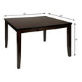 thumbnail image 3 of Pemberly Row Contemporary Wood Counter Height Dining Room Table in Cherry, 3 of 4
